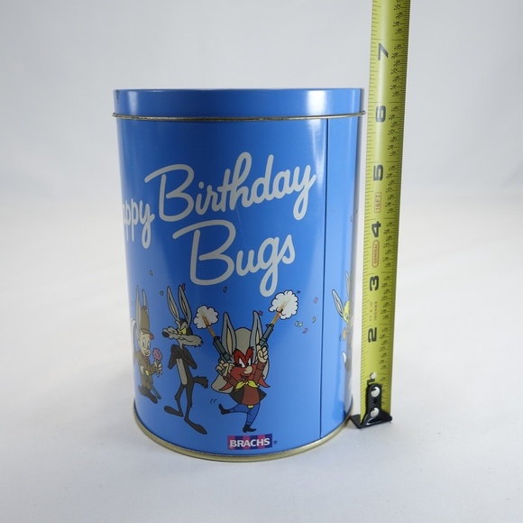 Brach's Bugs Bunny "Happy Birthday" 50th Anniversay Tin - Picture 7 of 8
